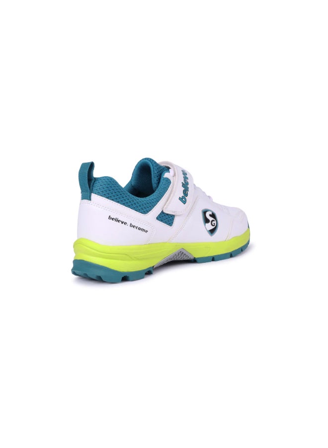 SG CENTURY 6.0 Cricket Shoes (White/Sea Green/Fluo Green) - UK-10 - Image 3